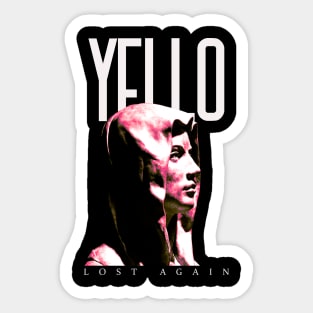 Yello Lost Again Sticker